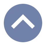 Icon mit einem Pfeil, der nach oben zeigt, in einem Kreis.